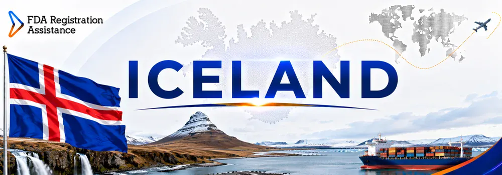 U.S FDA registration services for Iceland pharmaceuticals, medical devices, dairy, food and cosmetic exporters