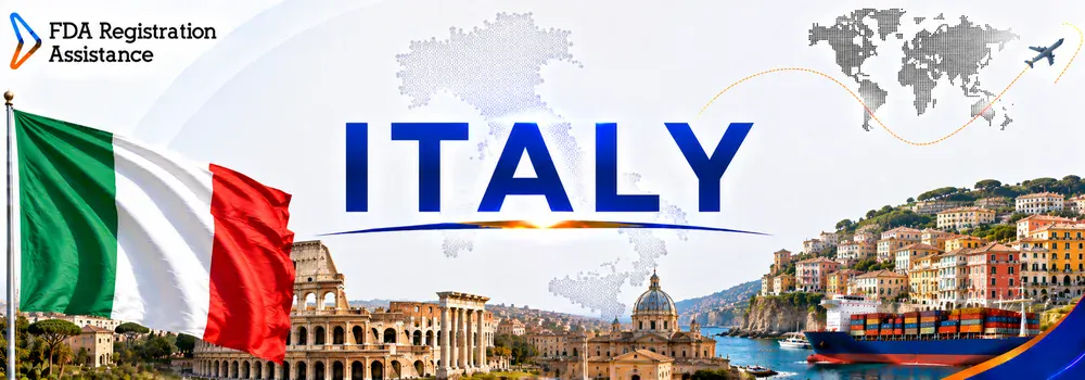 U.S FDA registration services for Italy wine, cosmetics, pharmaceuticals, cheese and food exporters