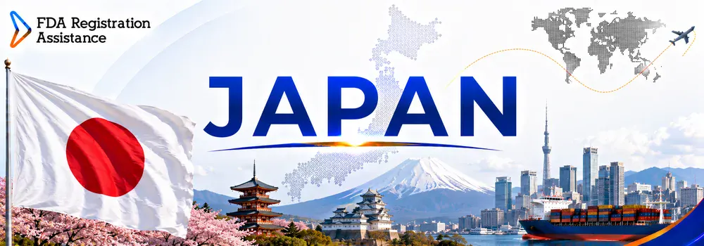 U.S FDA registration services for Japan pharmaceuticals, medical devices, dairy, food and cosmetic exporters