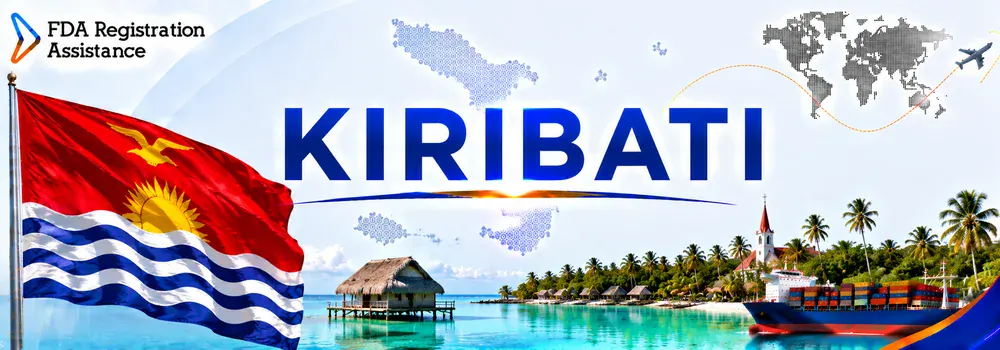 U.S FDA registration services for Kiribati exporters — copra, coconut oil, fish & seafood, U.S. Agent & FSVP.