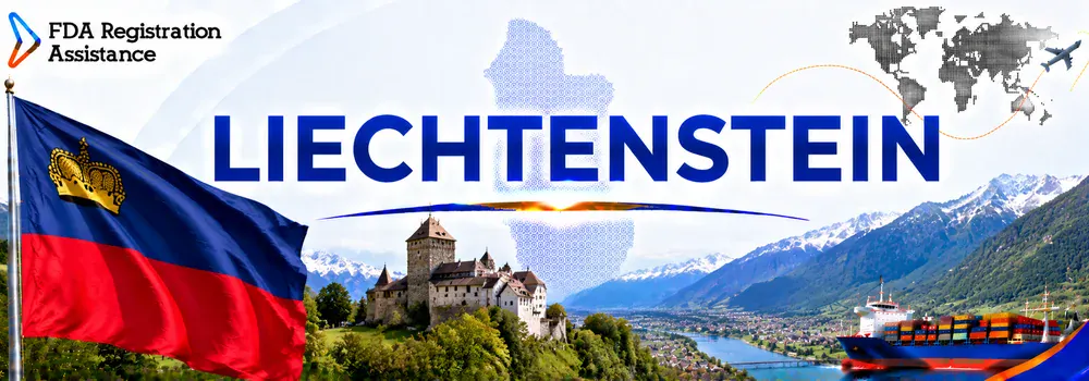 U.S FDA registration services for Liechtenstein pharmaceuticals, medical devices, dairy, food and cosmetic exporters