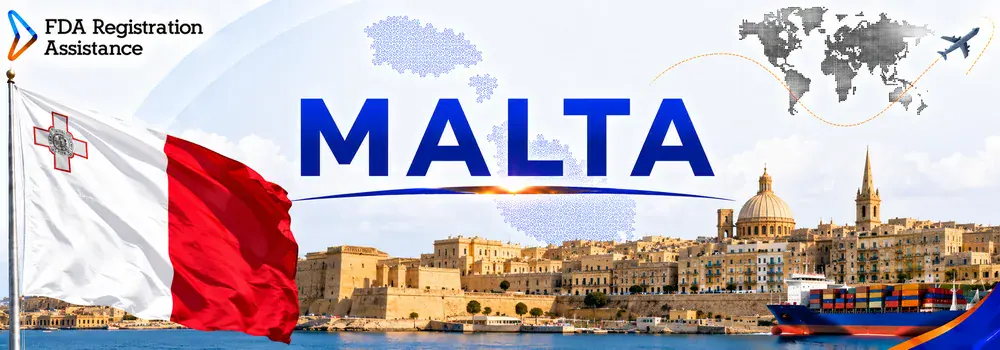 U.S FDA registration services for Malta pharmaceuticals, medical devices, seafood, food and cosmetic exporters