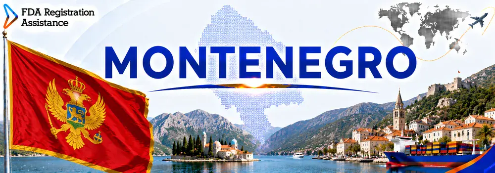 U.S FDA registration services for Montenegro wine, olive oil and seafood exporters