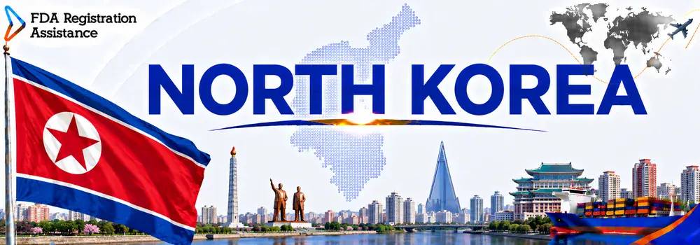 U.S FDA registration services for North Korea food, agricultural, supplement, cosmetic, pharmaceutical and medical device exporters