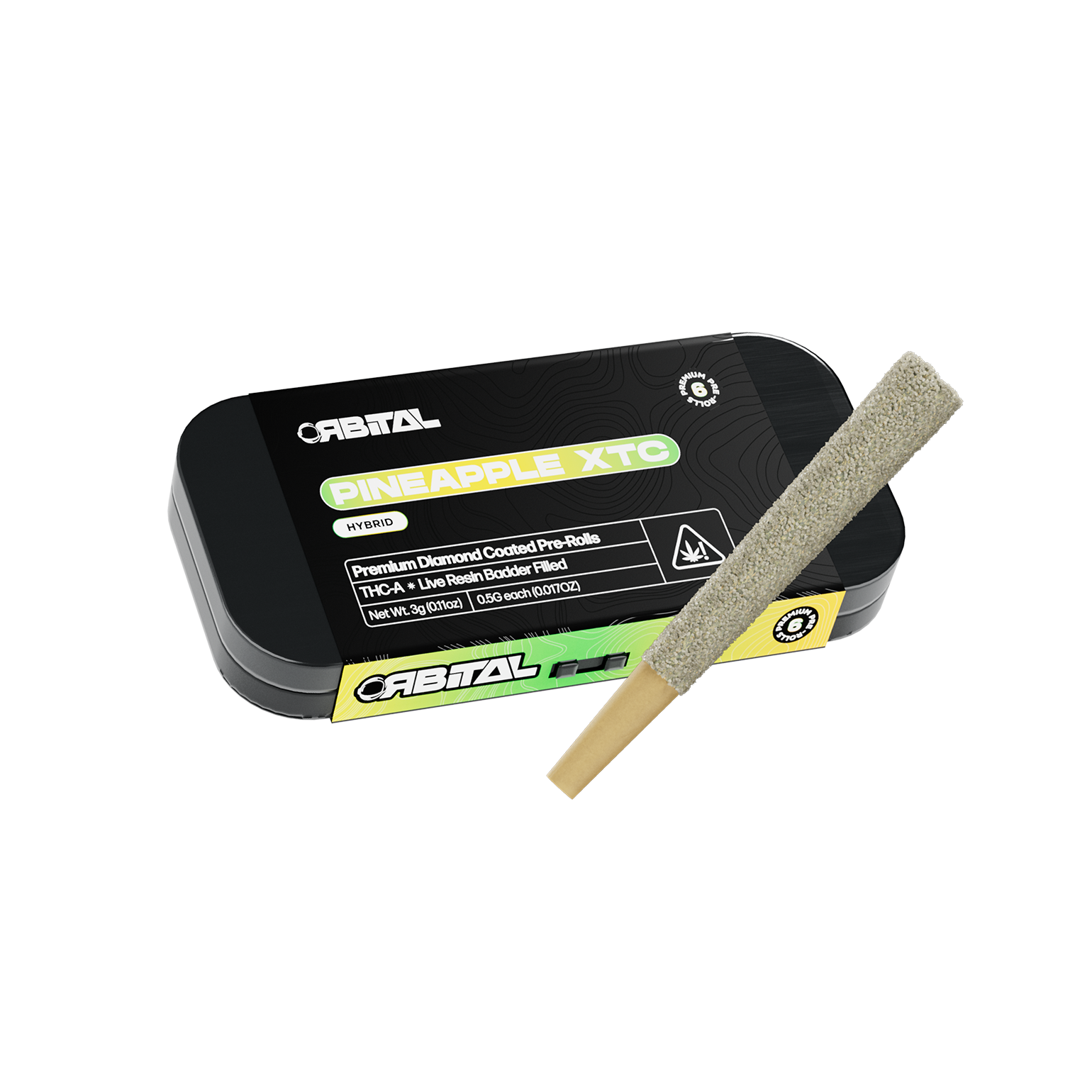 5g - 6ct Tin Preroll - PINAPPLE XTC - Hybrid wholesale – Dizzle Dist
