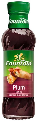FOUNTAIN SAUCE PLUM 250ML Pack Size: 8