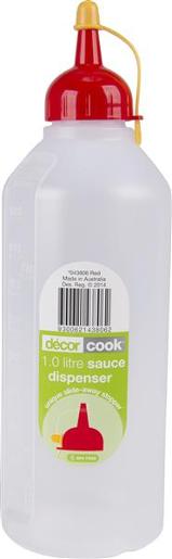 DECOR SAUCE DISPENSER 1L Pack Size: 6