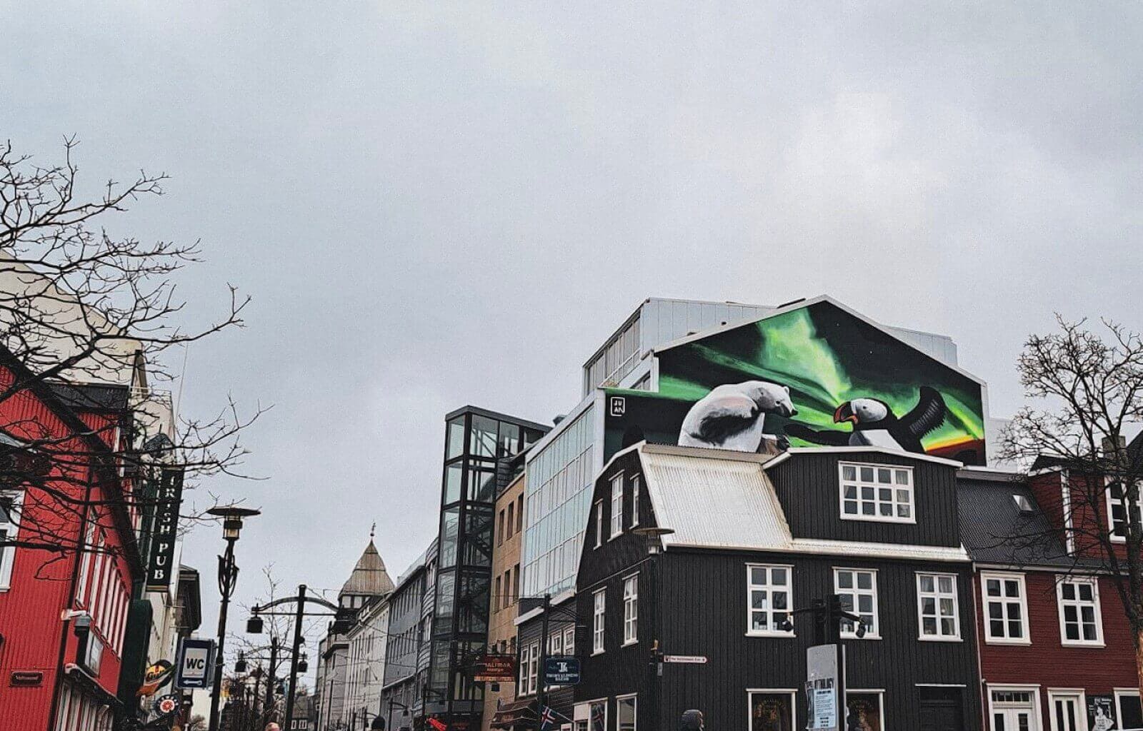 2 days in Reykjavik - street art in the city centre - header image