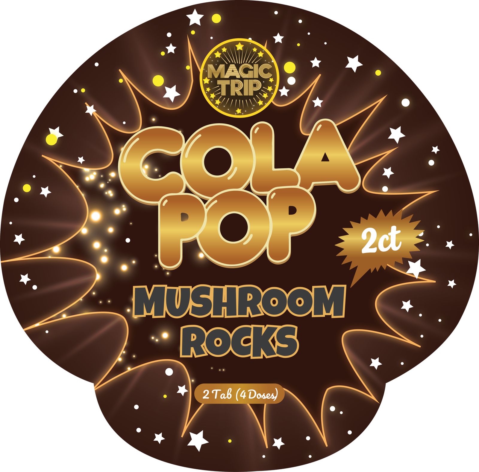 Mushroom Rocks – 2ct – 20 Pack Display – Cola
