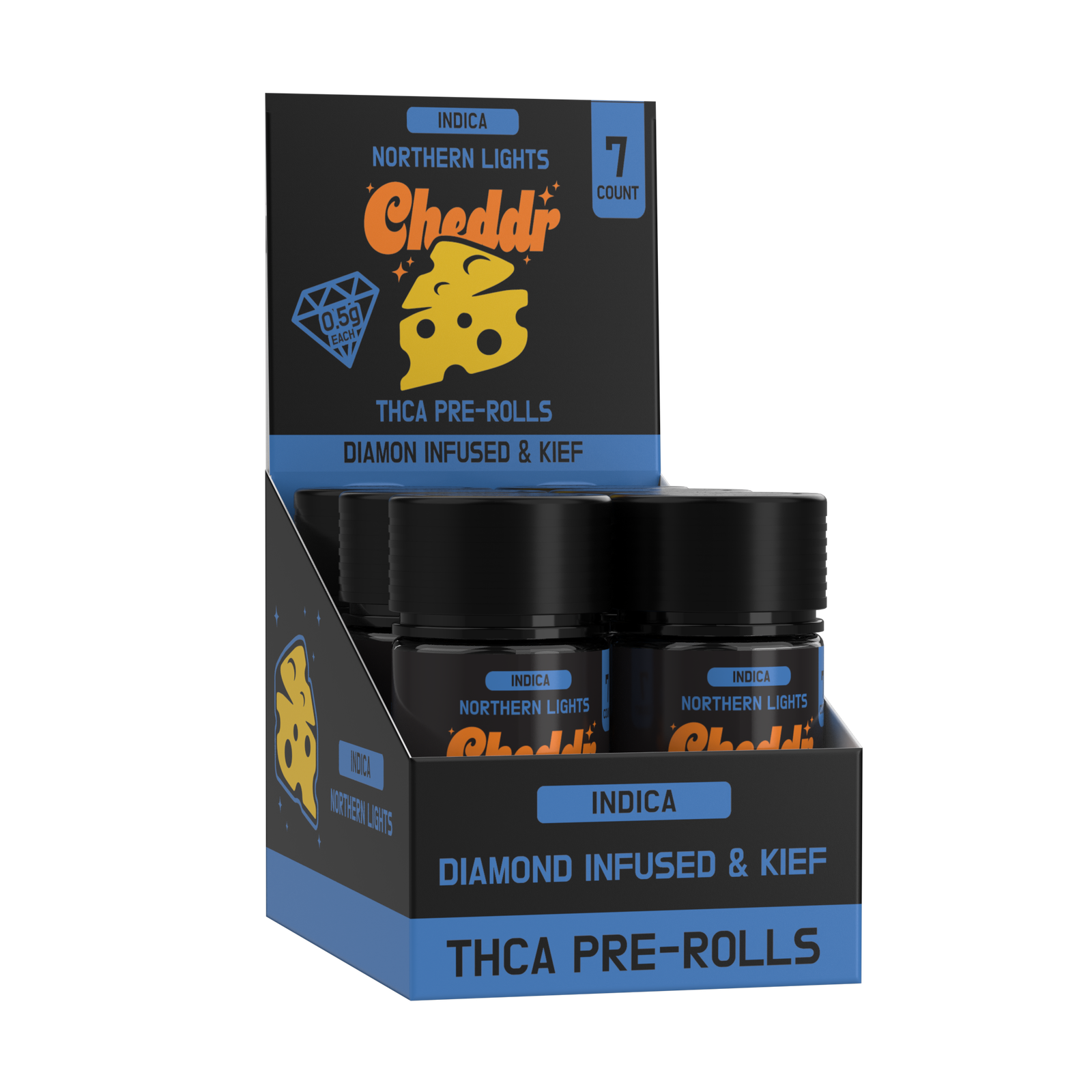 .5g Infused Preroll 7ct - Northern Lights - Indica wholesale – Dizzle Dist