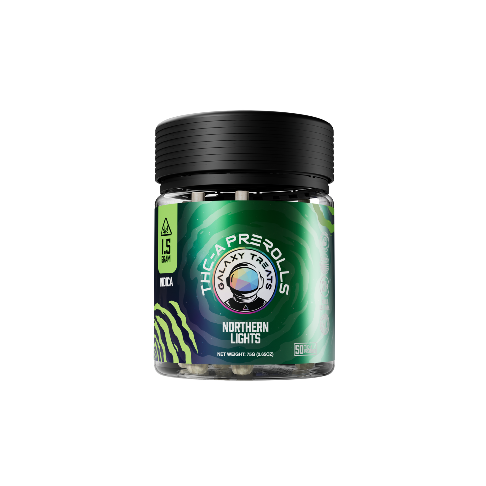 50ct 1.5g Preroll - NORTHERN LIGHTS - Indica wholesale – Dizzle Dist