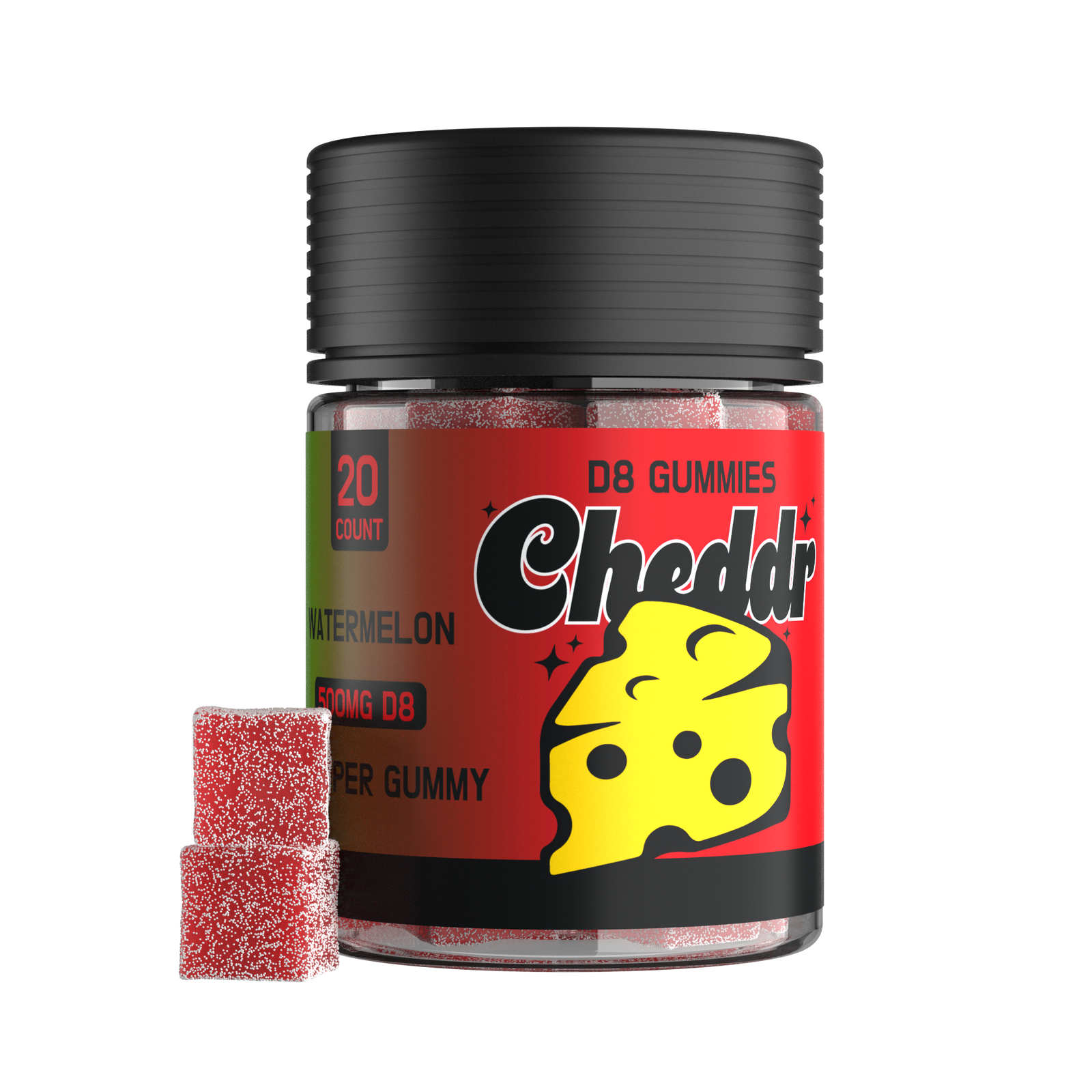 25mg D8 Gummies - WATERMELON - 20ct wholesale – Dizzle Dist