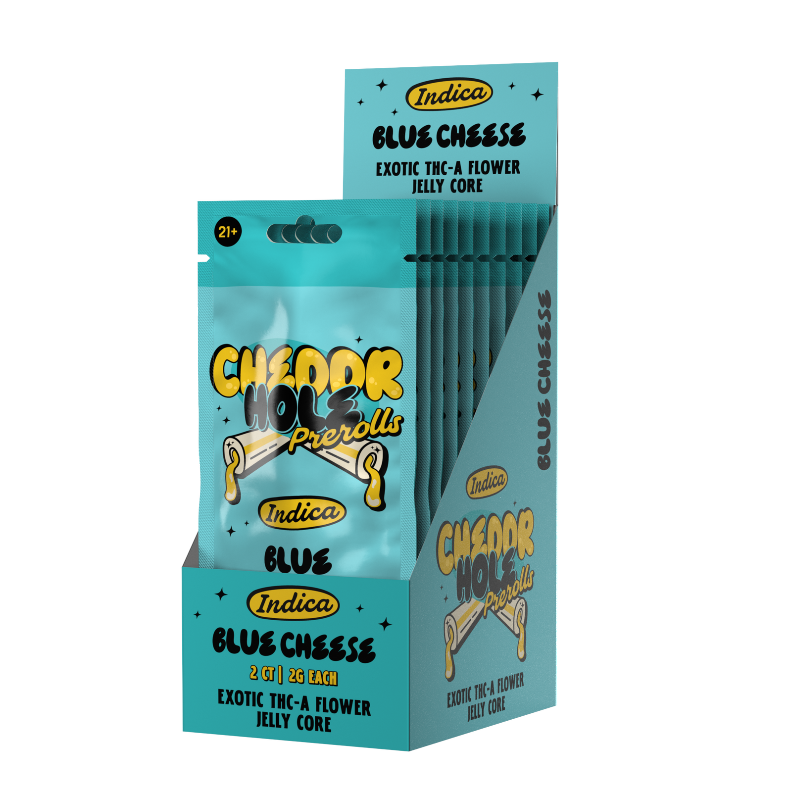 2g - 2ct Hash Holes - BLUE CHEESE - Indica wholesale – Dizzle Dist
