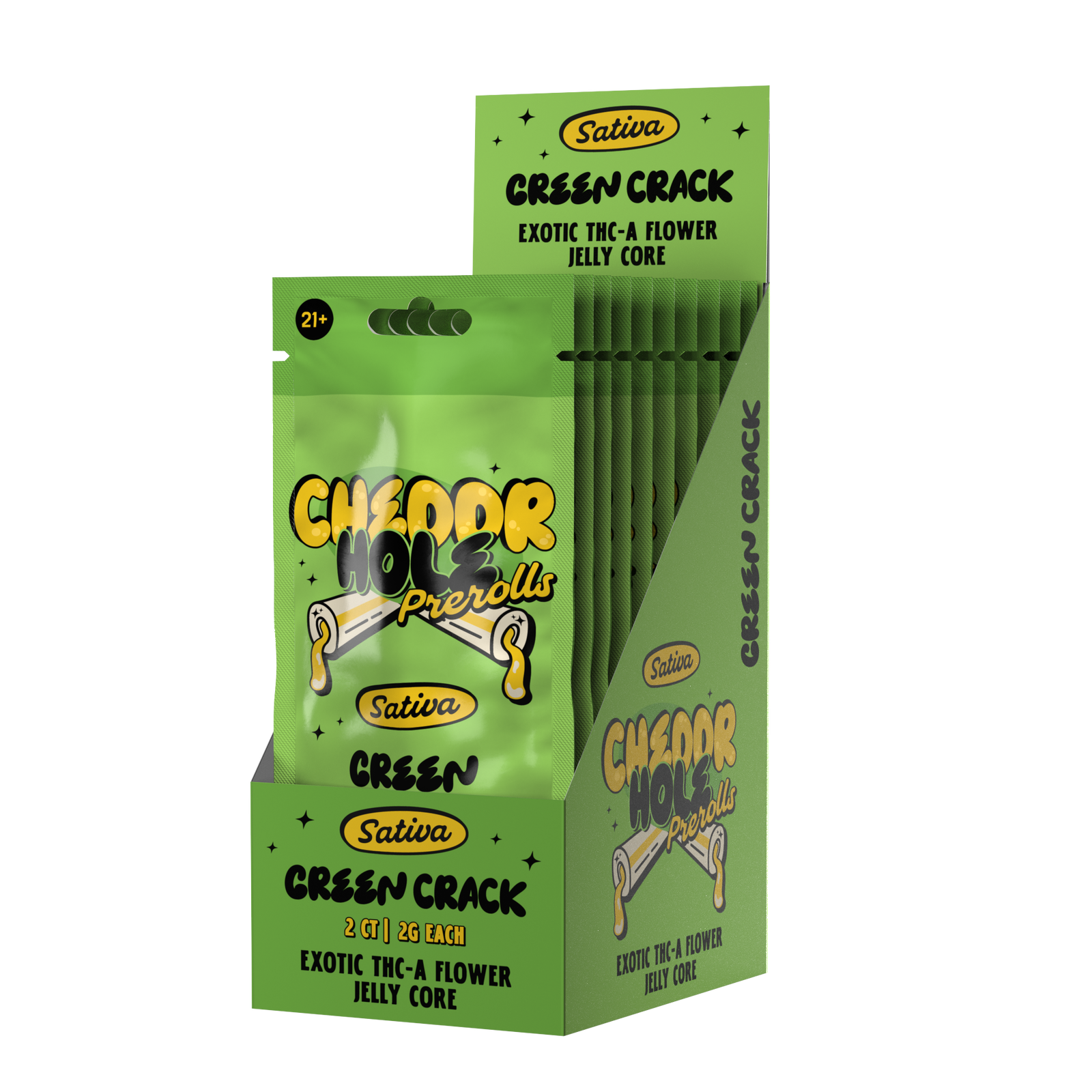 2g - 2ct Hash Holes - GREENCRACK - Sativa wholesale – Dizzle Dist