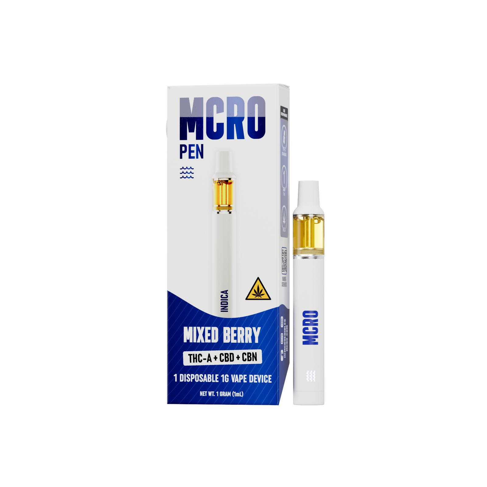 1g Disposable - MIXED BERRY - Indica wholesale – Dizzle Dist
