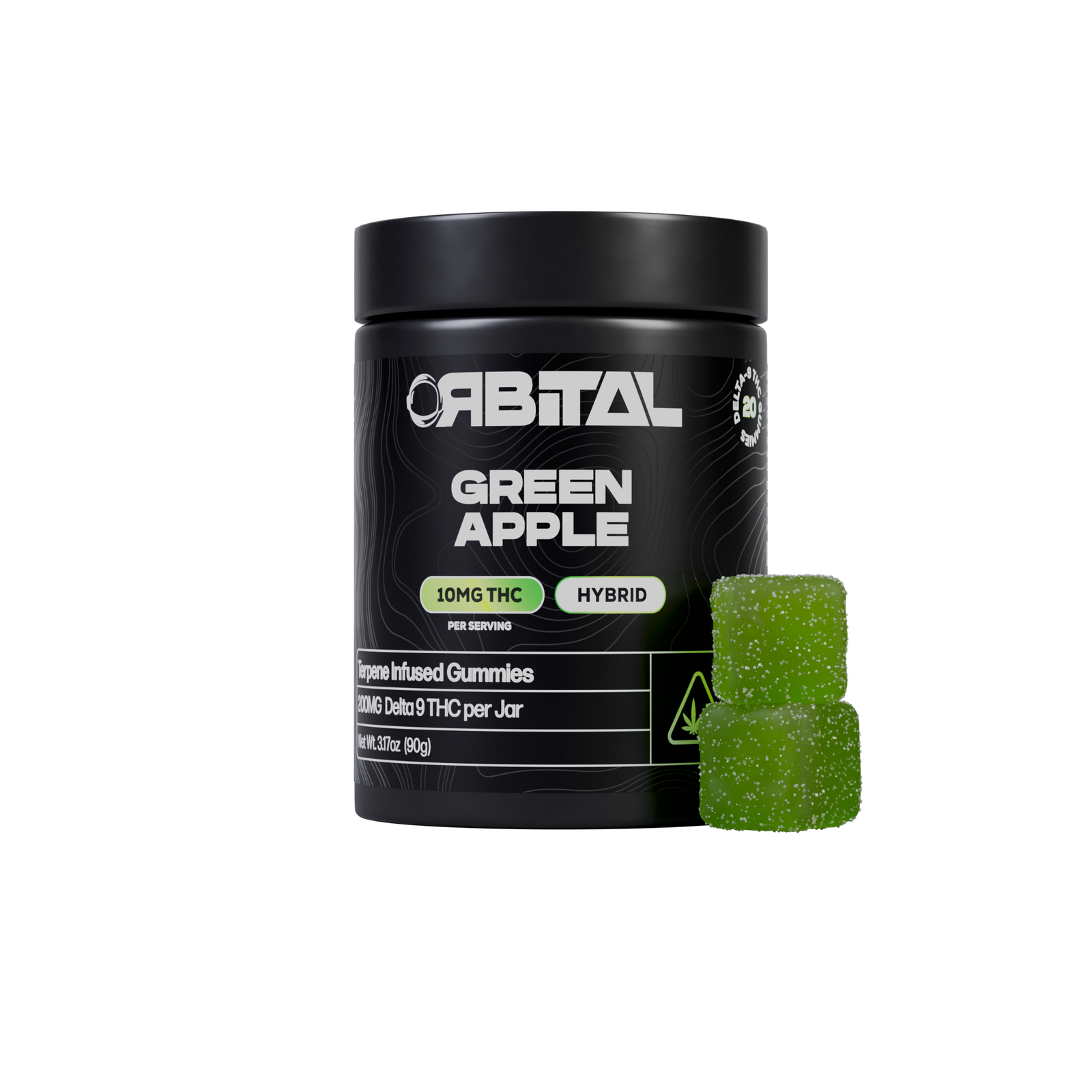 10mg D9 - GREEN APPLE - 20ct wholesale – Dizzle Dist