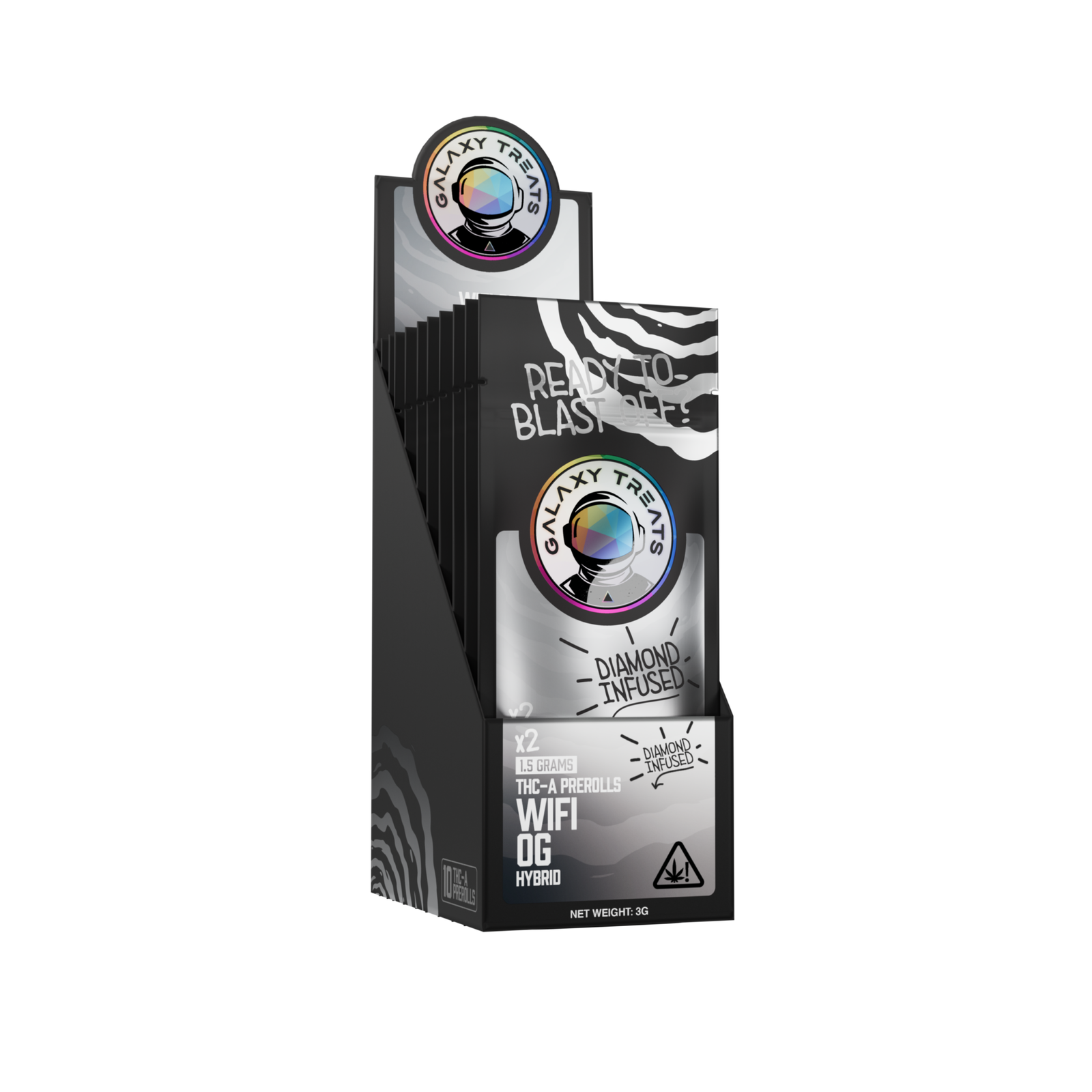 2 - 1.5g PreRolls - WIFI OG - Hybrid wholesale – Dizzle Dist