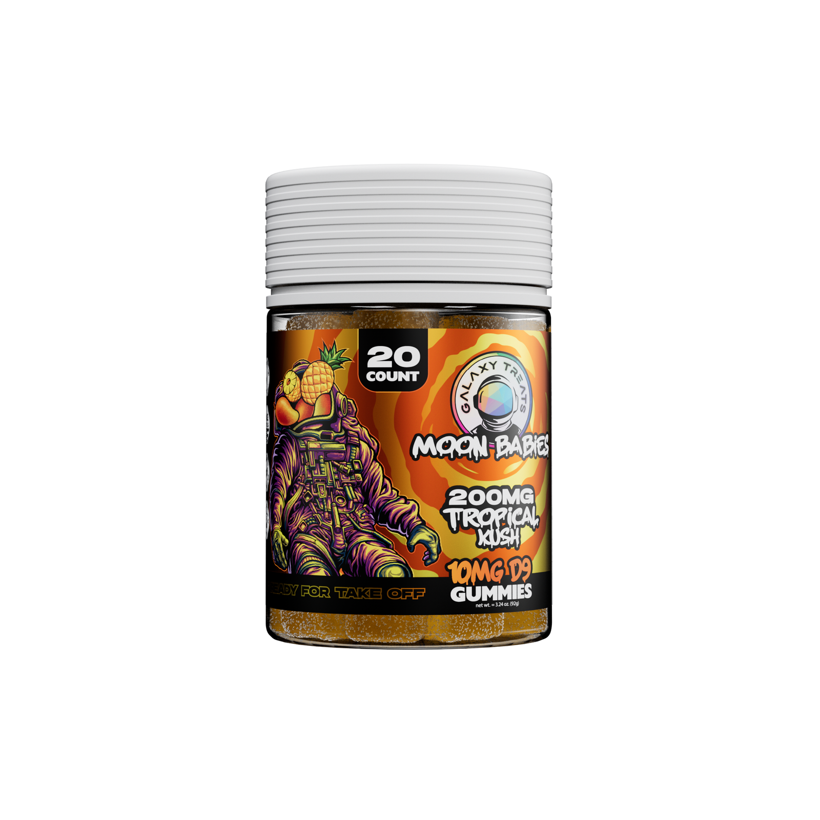 10mg D9 Gummies - TROPICAL KUSH - 20ct Jars wholesale – Dizzle Dist