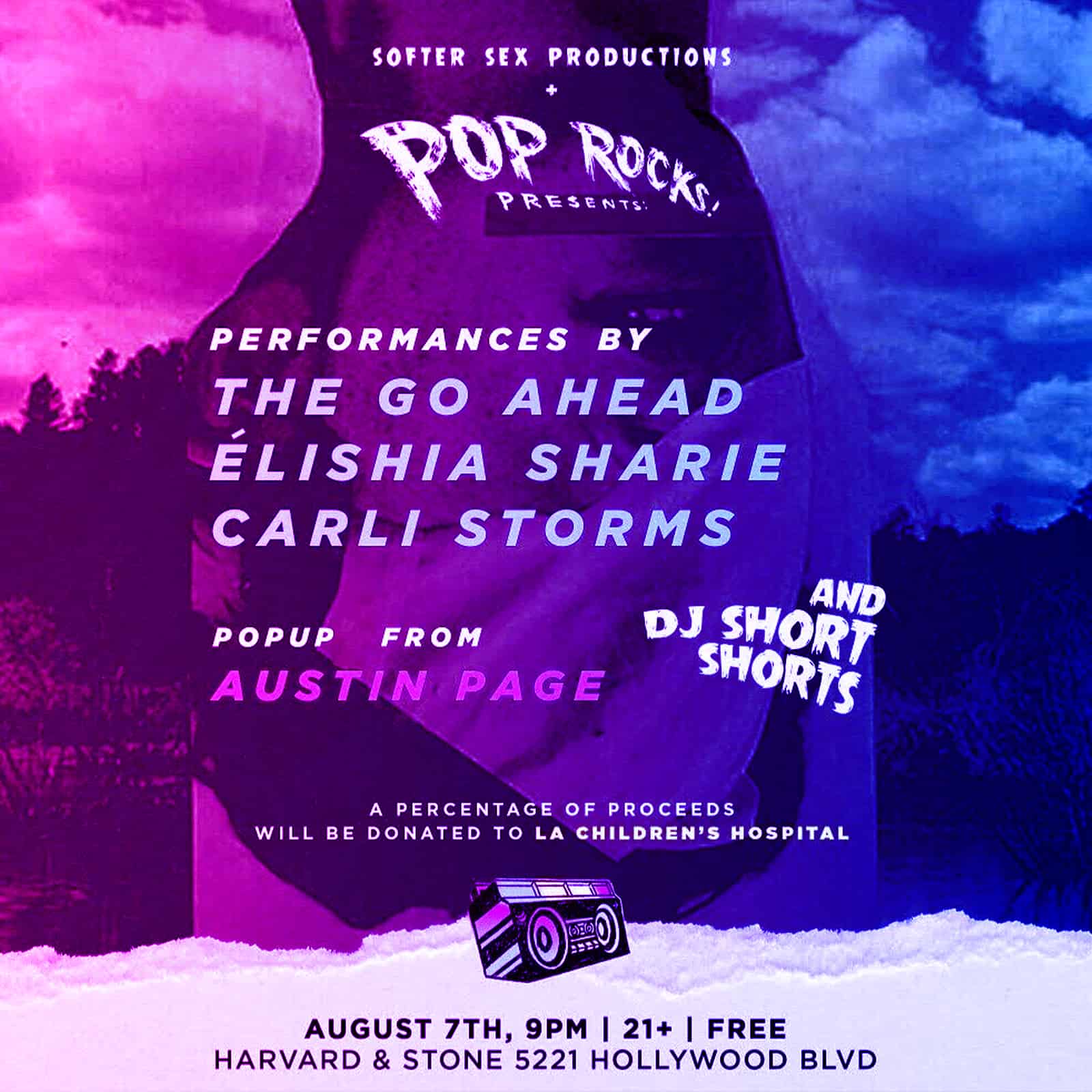 Élishia Sharie Harvard and Stone 08.07.19 flyer