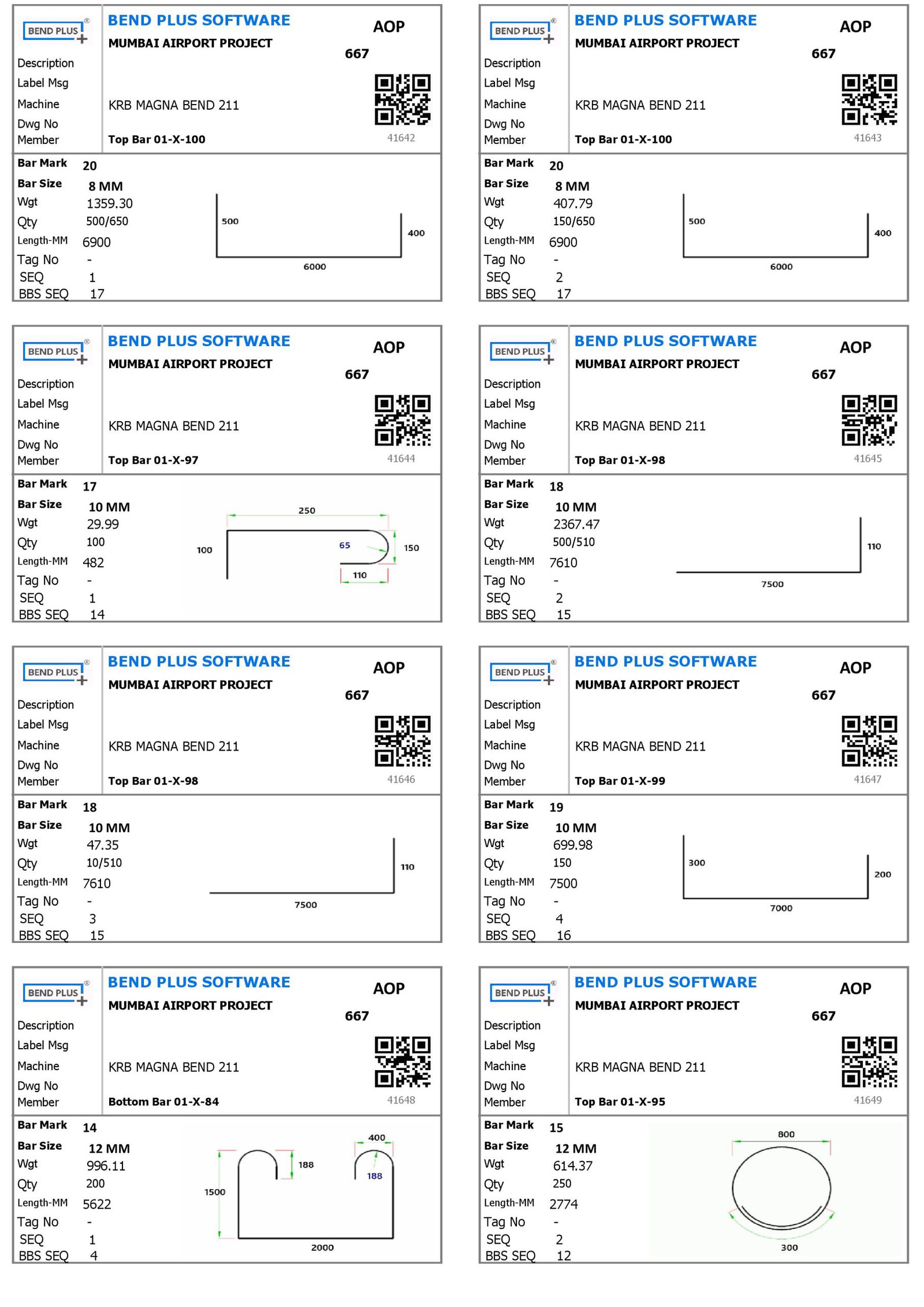 Bend Plus: Rebar Production & Optimization Software - Bar Bending Schedules & More 1