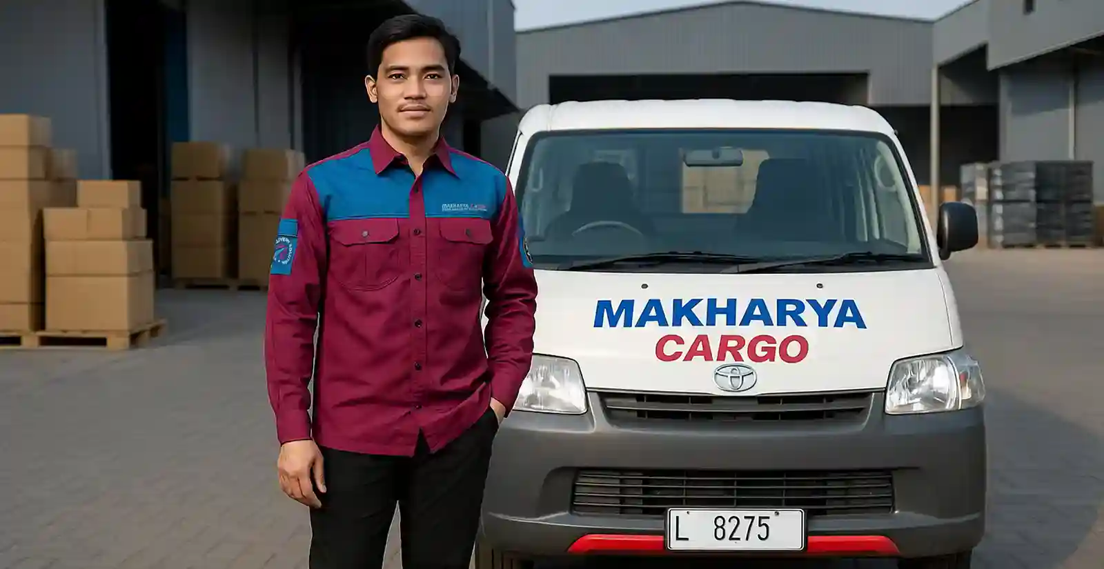 Loading barang besar ekspedisi Sidoarjo ke Sulawesi Utara di gudang