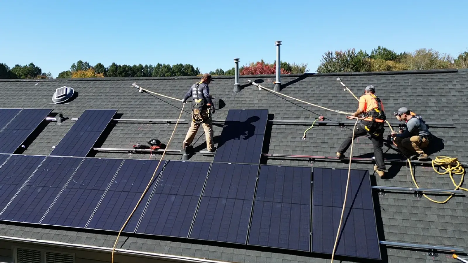 solar install on home