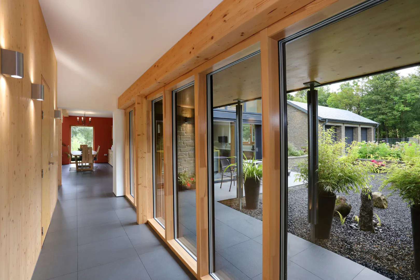 Timber Curtain Walling