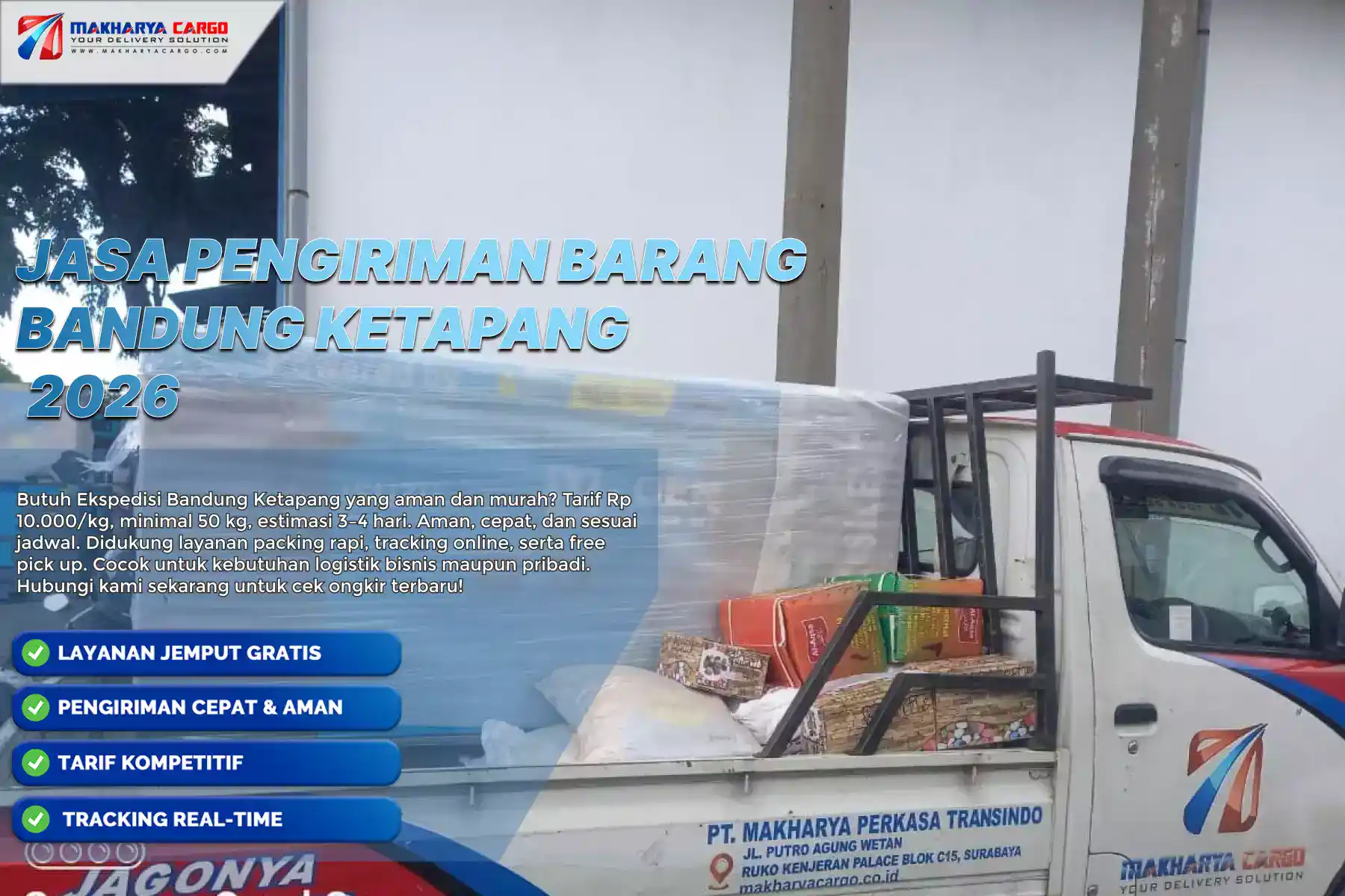 Jasa Pengiriman Barang Bandung Ketapang