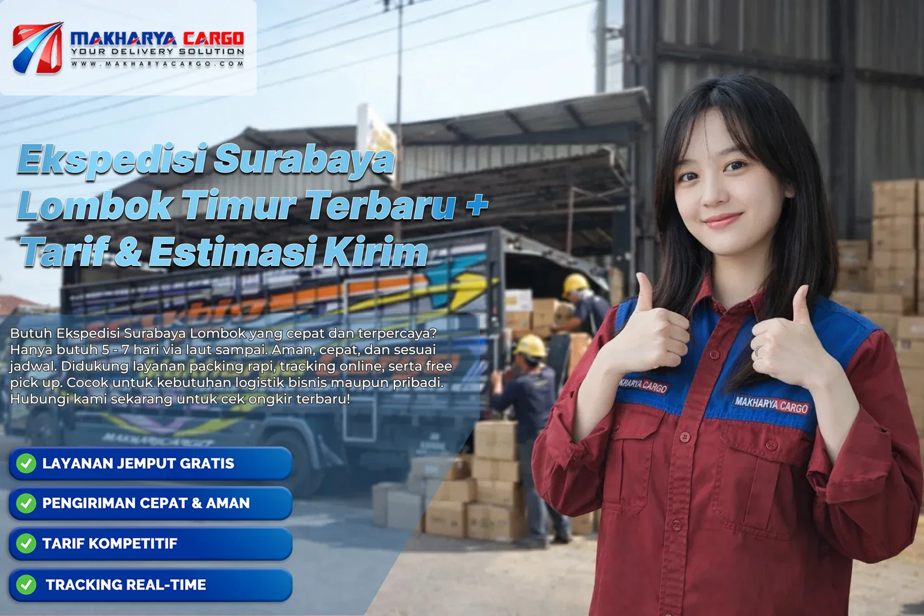 Proses ekspedisi Surabaya Lombok Timur menggunakan jalur kapal laut