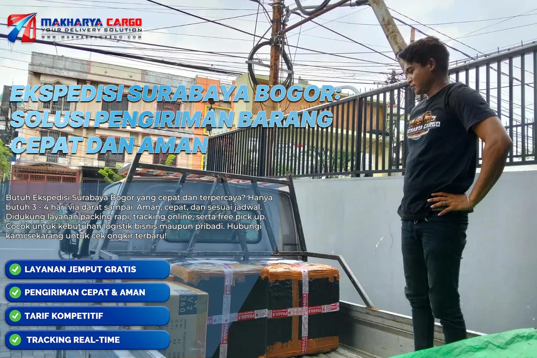 Ekspedisi Surabaya Bogor untuk pengiriman barang antar kota