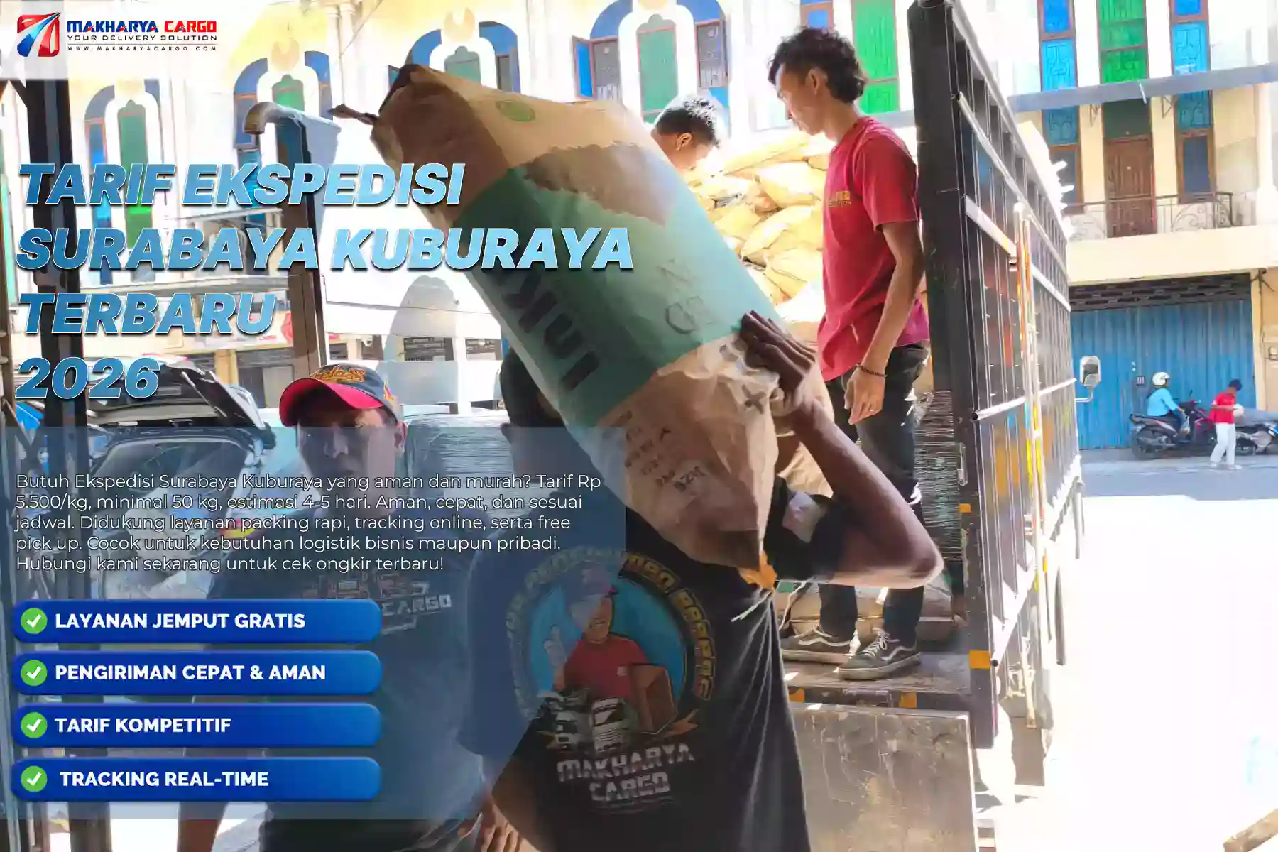 Tarif Ekspedisi Surabaya Kuburaya