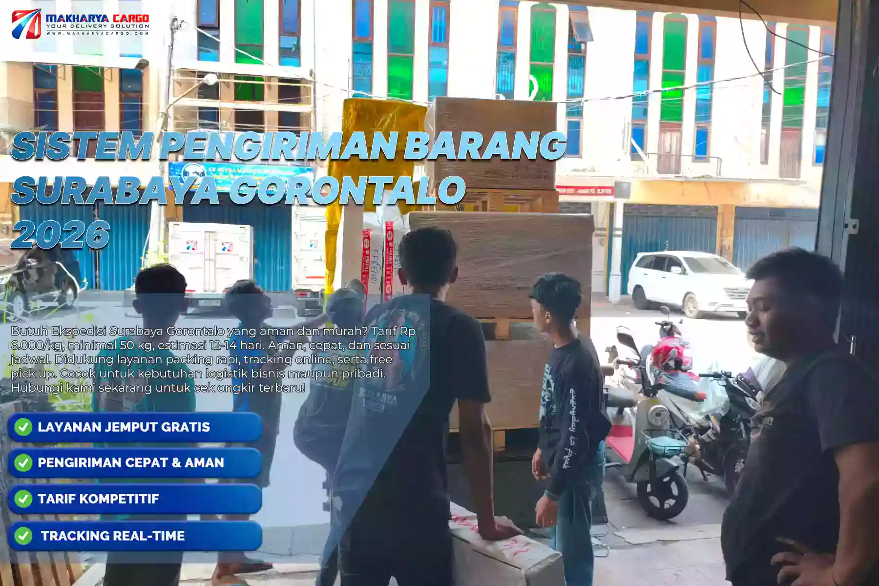 Sistem Pengiriman Barang Surabaya Gorontalo