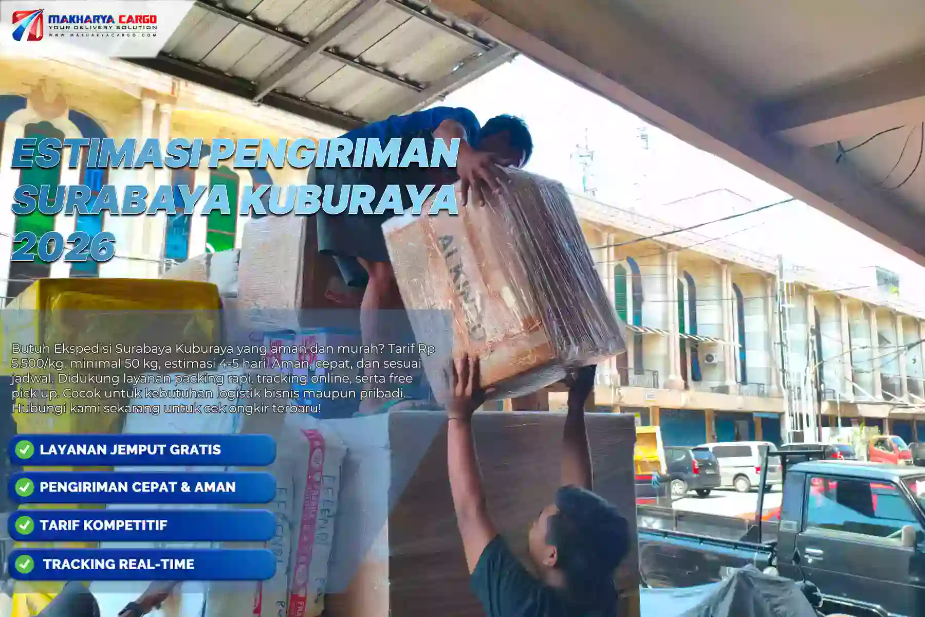 Estimasi Pengiriman Surabaya Kuburaya