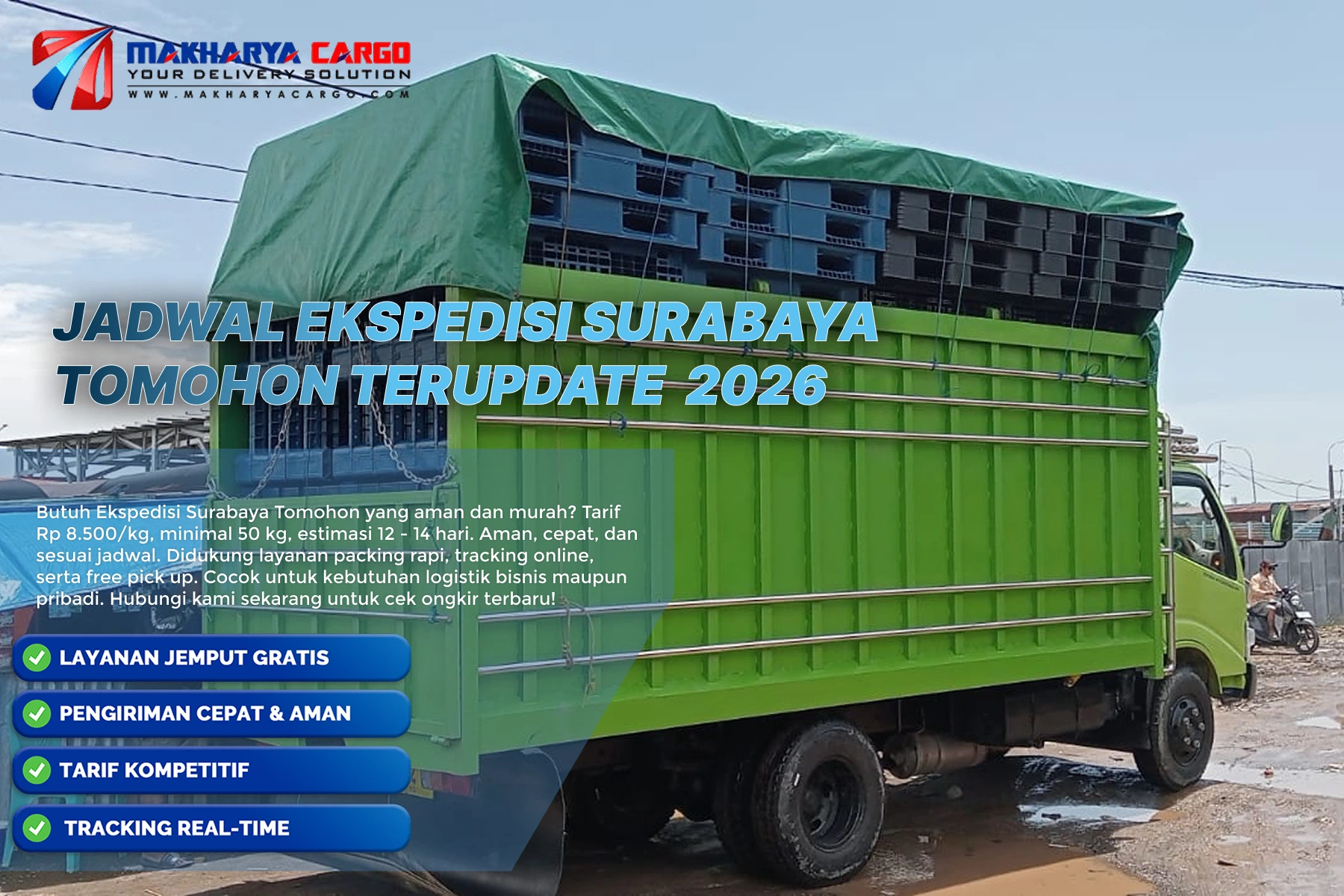 jadwal ekspedisi surabaya tomohon terbaru untuk pengiriman barang antar pulau