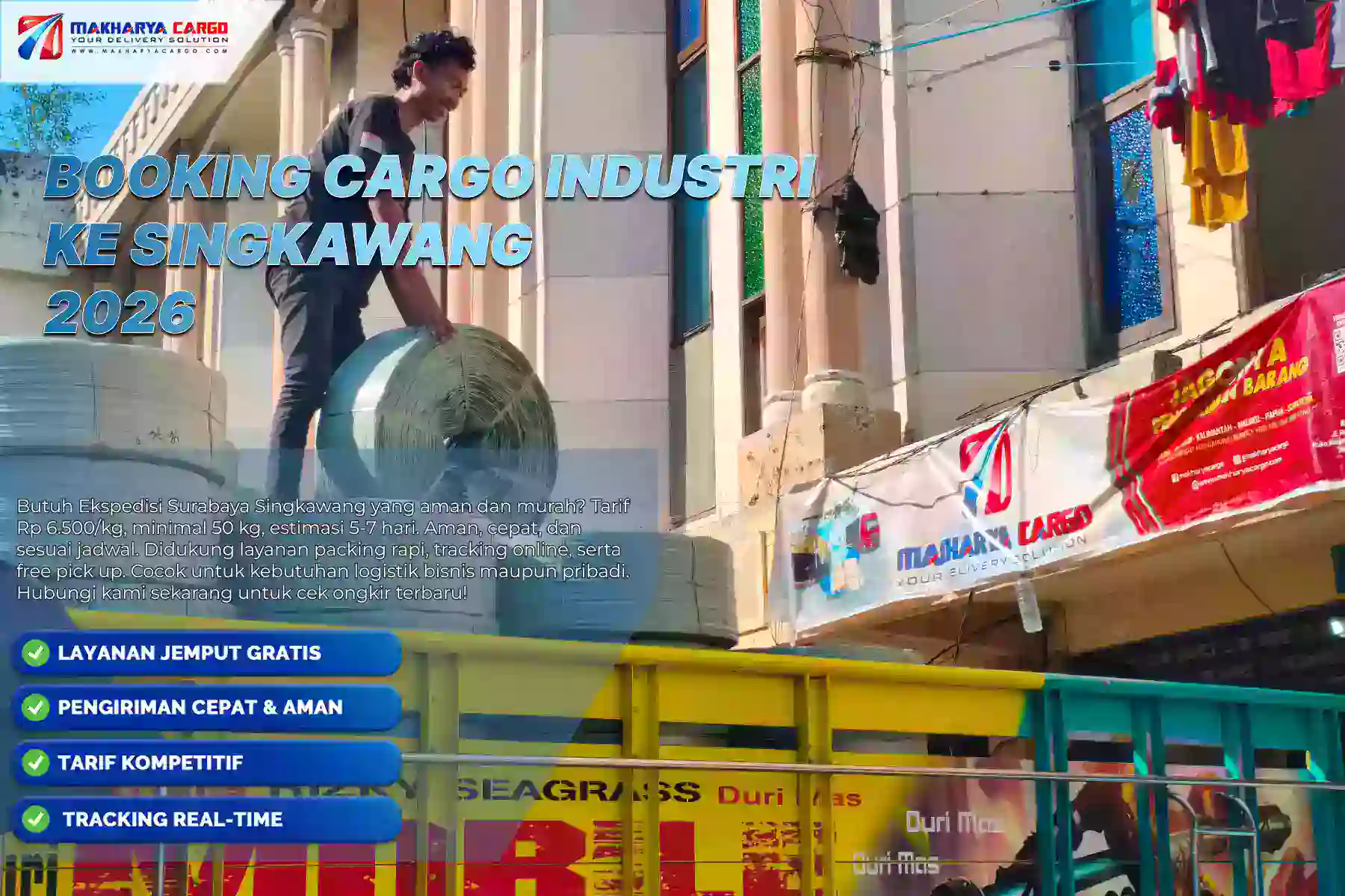 Booking Cargo Industri ke Singkawang