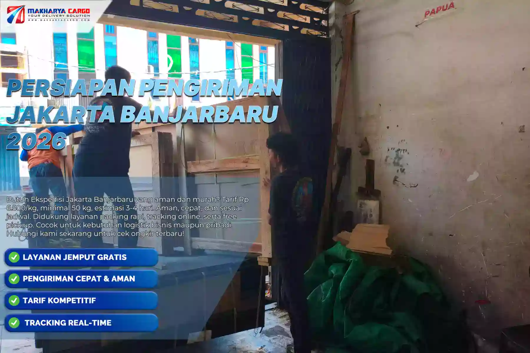 Persiapan Pengiriman Jakarta Banjarbaru