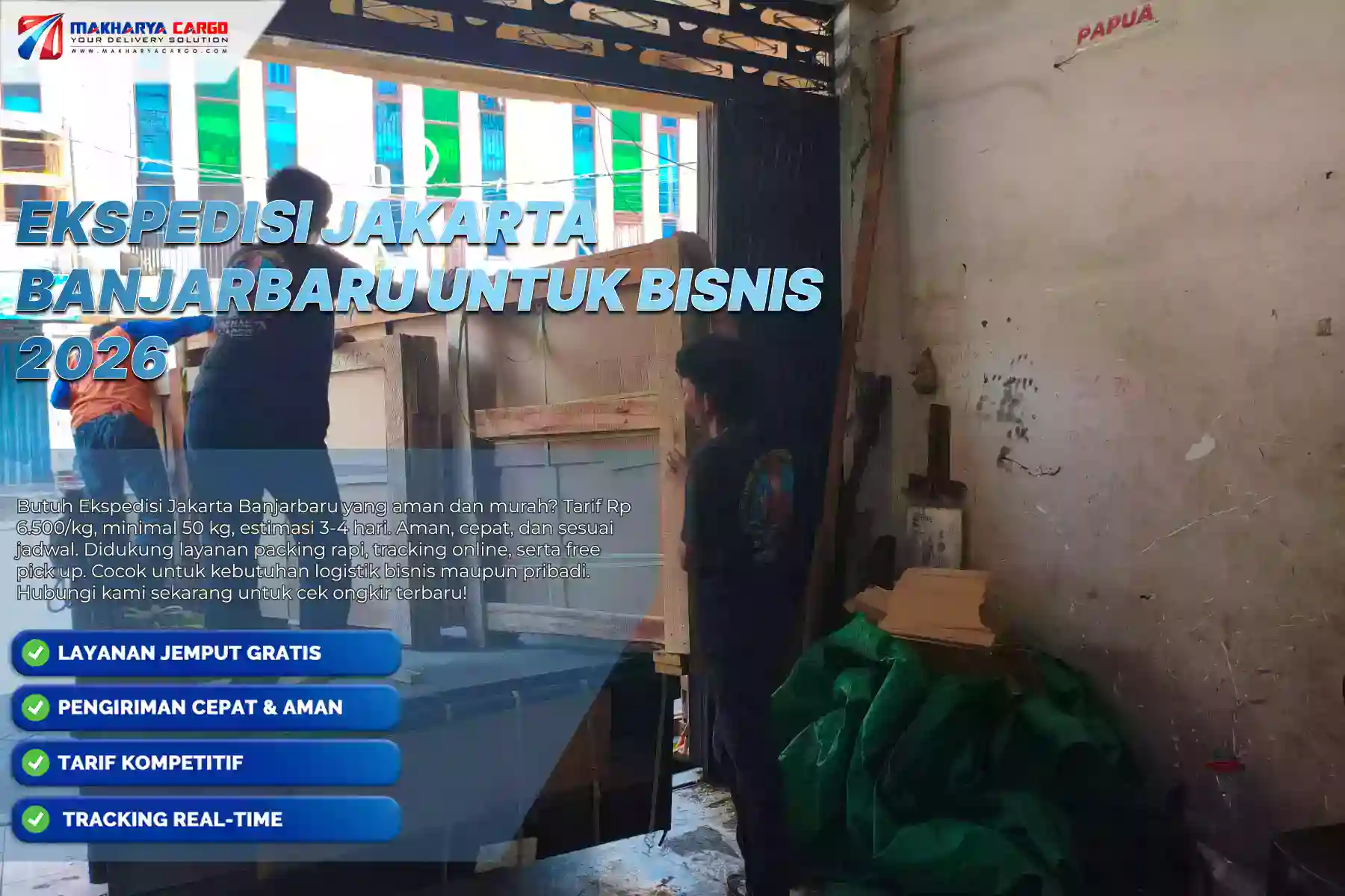 Ekspedisi Jakarta Banjarbaru untuk Bisnis