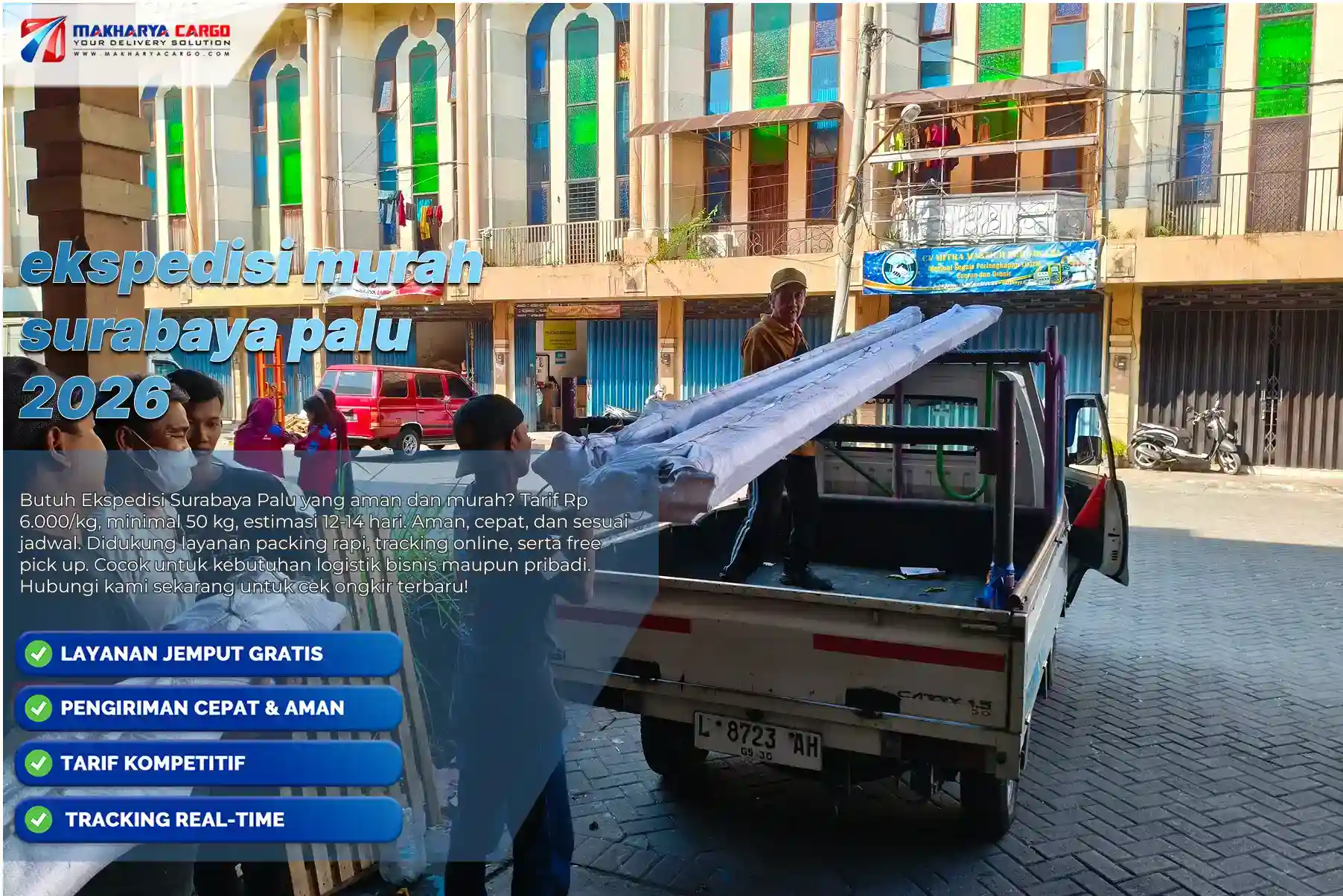 Ekspedisi murah Surabaya Palu dengan tarif terjangkau, layanan door to door, dan pengiriman aman.