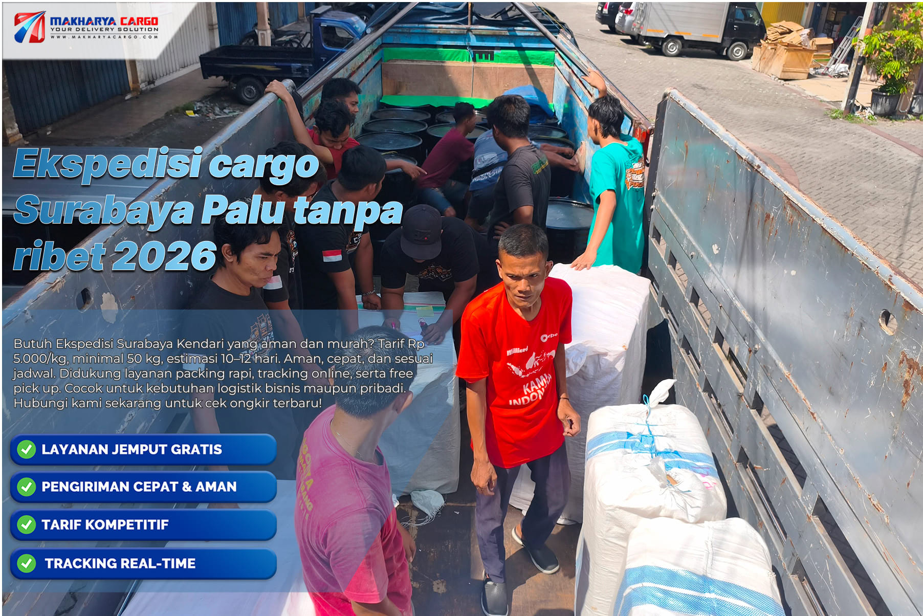 ekspedisi cargo Surabaya Palu tanpa ribet layanan pengiriman barang