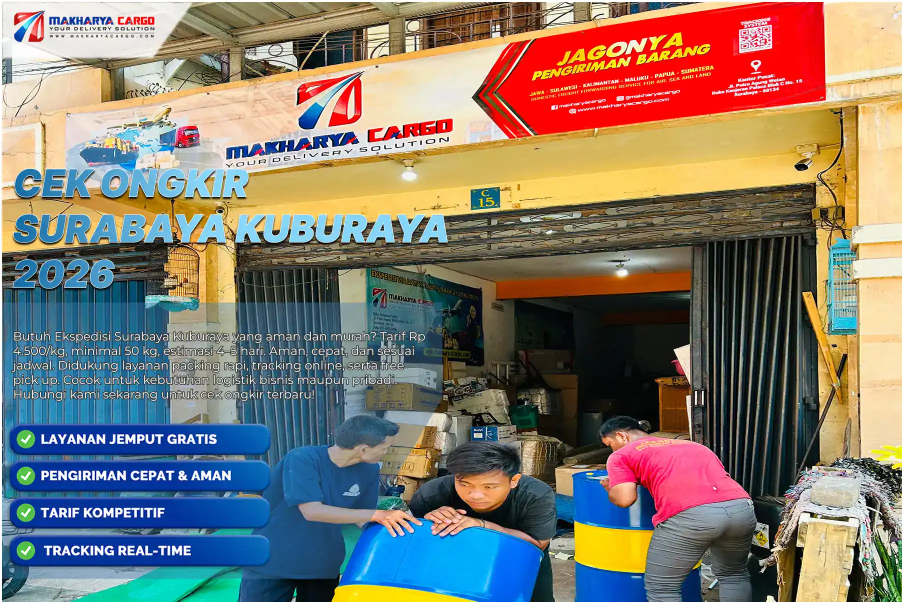 cek ongkir surabaya kuburaya untuk mengetahui estimasi biaya kirim
