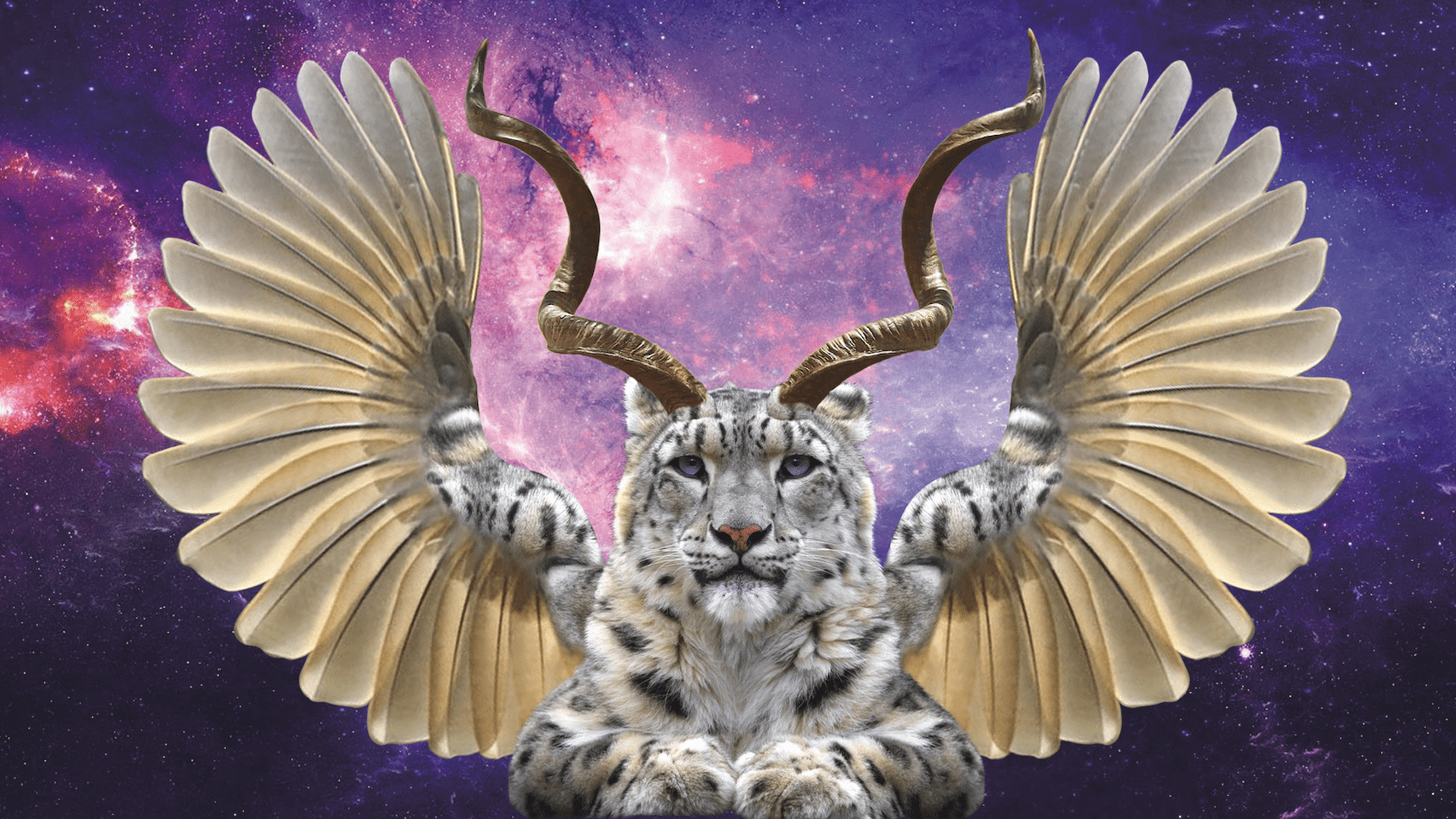 Mythical Games snow leopard with wings