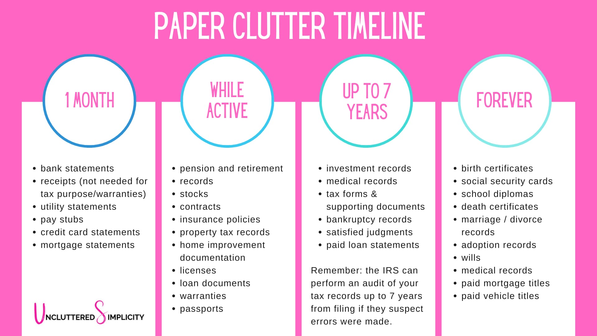 organize paper 