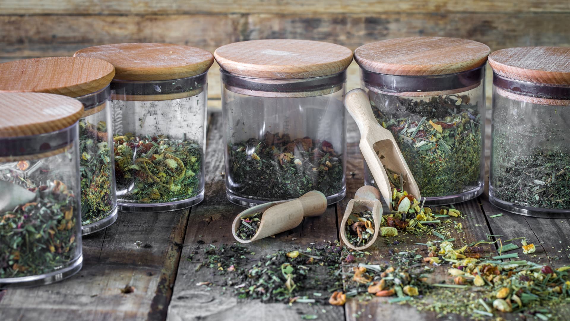 Tea organizer header