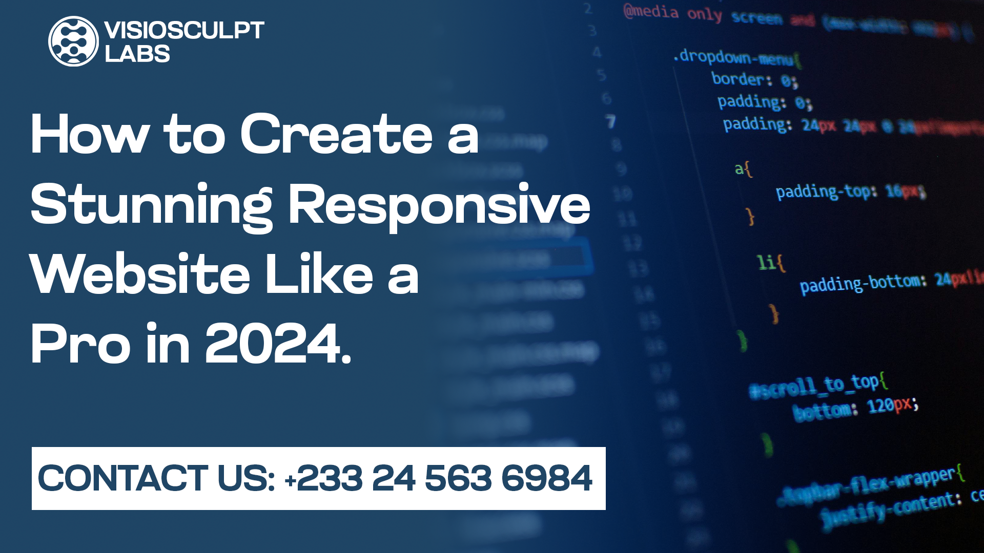 How to Create a Stunning Responsive Website Like a Pro in 2024.