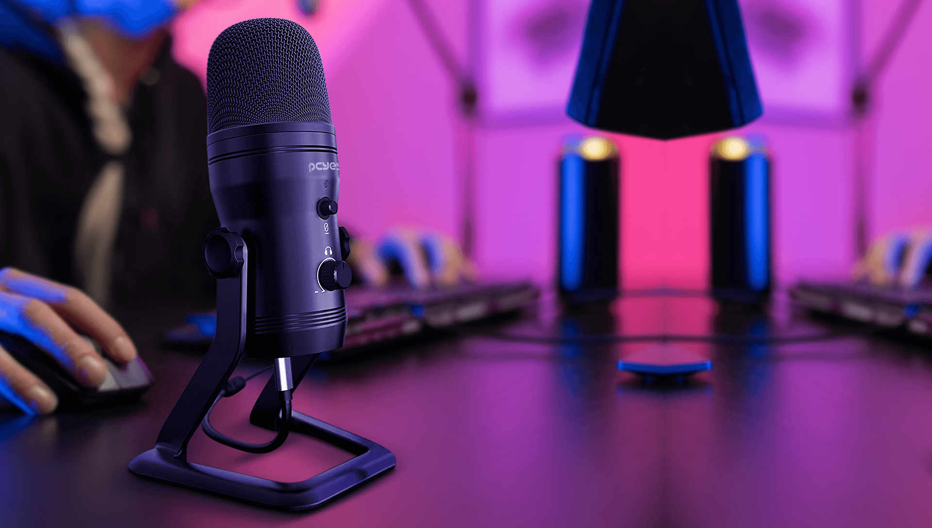 Microfone condensador Vocalizer Pro - PCYES