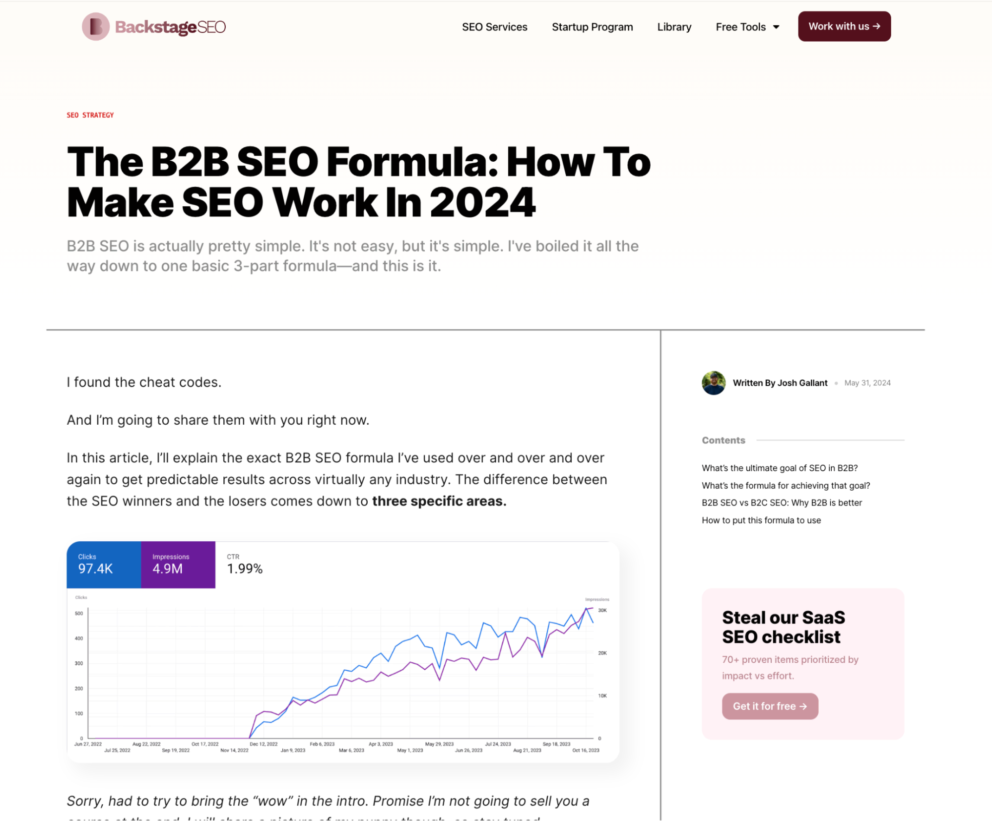 SEO agency content for lead generation