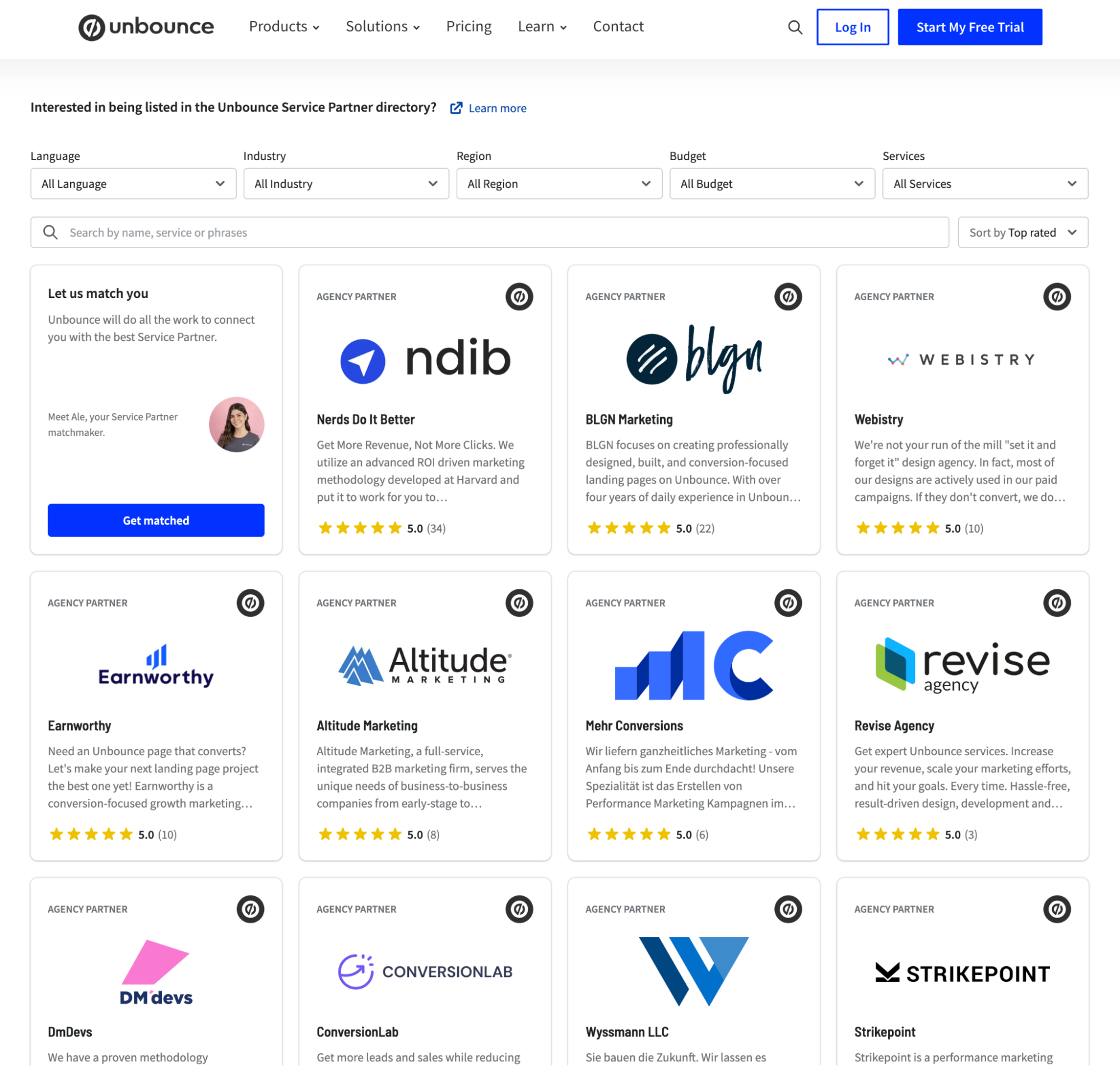 marketing agency directory