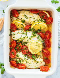 One Pan Mediterranean Haddock With Artichoke Hearts And Olives 1 mediterranean haddock