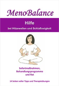 Ratgeber u. Bücher 3 Menobalance, Hilfe bei Hitzewellen und Schlafstörungen