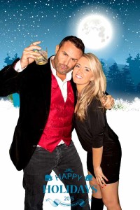 Christmas Couple with Green Screen at LightSpeed VT Event